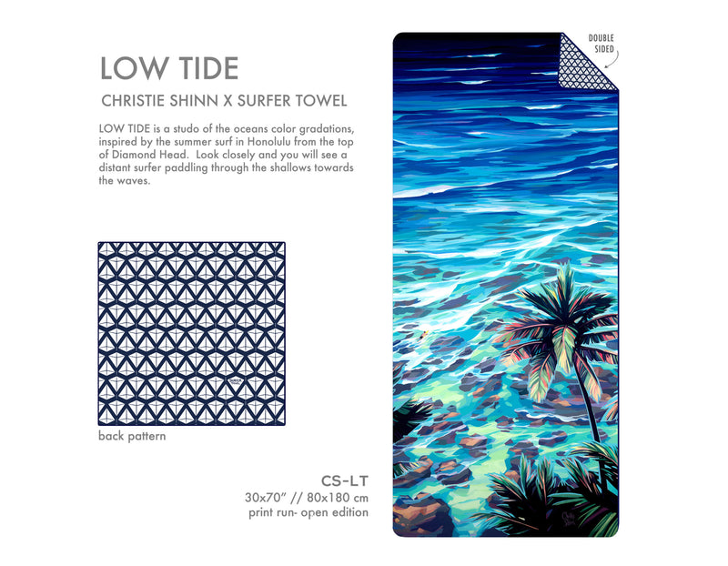 サーファータオル（Christie Shinn／Low Tide）　